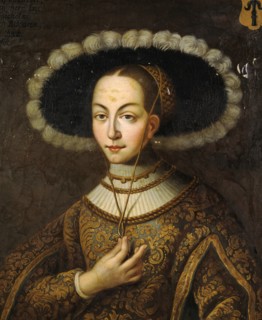 Portrait of Margareta Eriksdotter Vasa (1497-1536), sister of king Gustav I of Sweden.