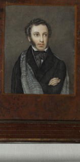 Portrait of the poet Alexander Sergeyevich Pushkin (1799-1837), First quarter of 19th cen..