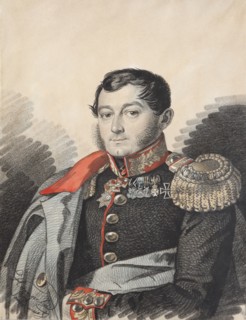 Portrait of Pyotr Nikolaevich Yermolov (1787-1844), 1820s.
