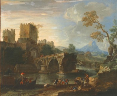 Capriccio with the Broken Bridge.