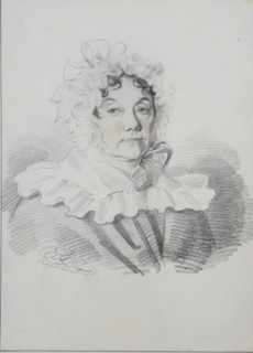 Portrait of Maria Ivanovna Rimskaya-Korsakova, née Naumova (1764-1832), 1820s.