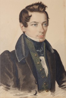 Portrait of Sergei Fyodorovich Plautin (1798-1881), 1830s.