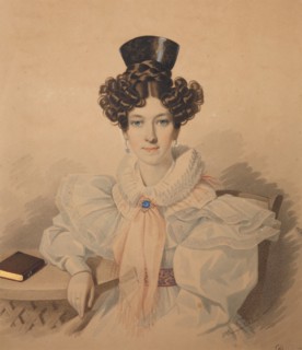 Portrait of Anna Platonovna Plautina (1808-1886), 1830s.