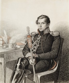 Portrait of Count Pyotr Petrovich Konovnitsyn (1803-1830), 1822-1823.