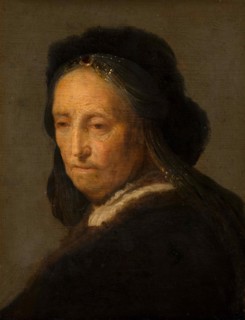 Study of an old woman, ca 1630-1634.