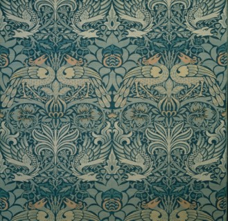 Decorative fabric, 1876-1890.