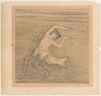 Figurine to one of the Rhine daughters for "The Rhinegold" by Richard Wagner, c. 1913.