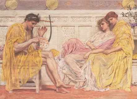 A Musician, ca 1867.