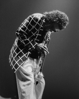 Miles Davis and his Fusion Group, North Sea Jazz Festival, The Hague, Netherlands, 1991.
