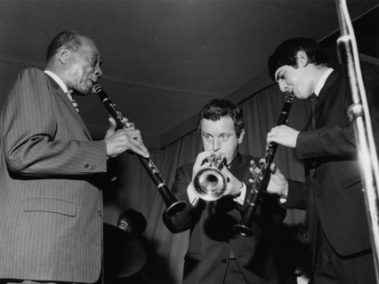 Edmond Hall, Alan Elsdon and Andy Cooper, 1966.