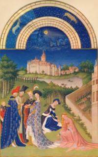 April - the Château de Dourdan, 15th century, (1939).