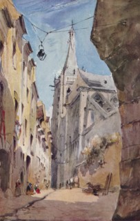 The Church of St. Séverin, Paris', 1831, (1930).