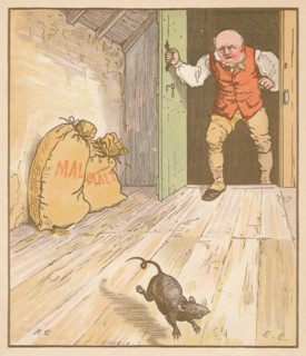 The rat ate the malt...', c1878.