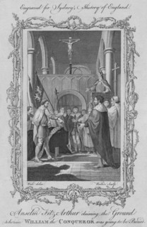 Anselm Fitz Arthur claiming the Ground where William the Conqueror was to be buried', 1773.