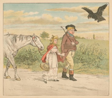 The mischievous Raven flew laughing away', c1885, (1934).