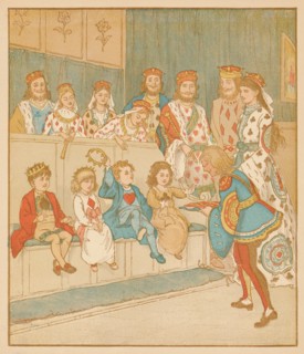 The Knave of Hearts, Brought back those Tarts', 1880.