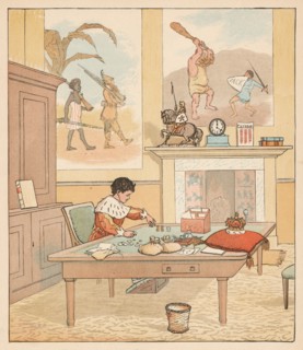The King was in his counting-house, Counting out his Money', 1880.