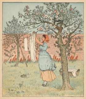The Maid was in the Garden, Hanging out the Clothes', 1880.