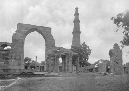 Delhi. - General View of Kutub Mosque and Ruins - ', c1910.