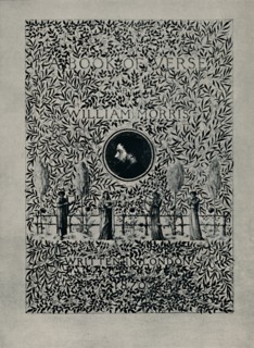Title-page to "A Book of Verse", by William Morris', 1870.