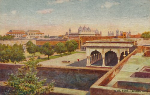 Agra Fort. (General View)'.