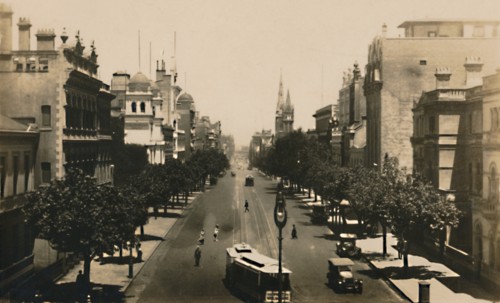 Collins Street, Melbourne, Australia, c1920s.