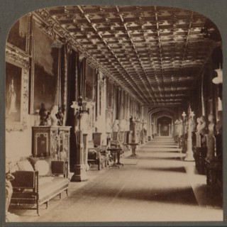 Grand Corridor, Windsor Castle, England', c1910