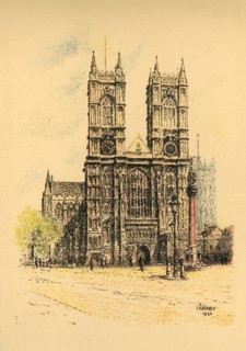 Westminster Abbey', 1924.