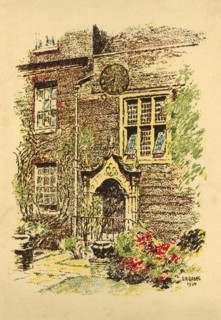 Staple Inn, London', 1924.