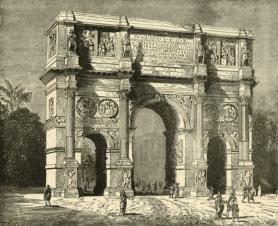 Arch of Constantine', 1890.
