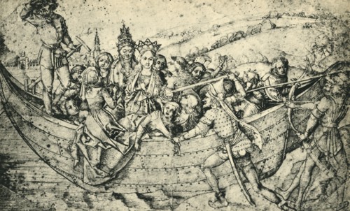 The Martyrdom of Saint Ursula and her companions, c1450, (1943).