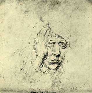 Self portrait with a Bandage', 1492, (1943).