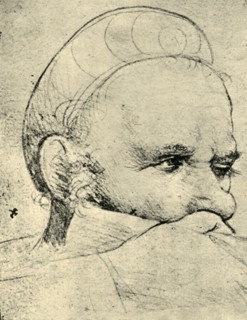 The head of a crossbowman taking aim, 1514-1515, (1943).