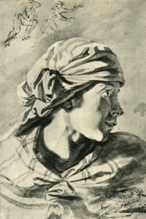 Head of a young woman, mid-late 17th century, (1943).