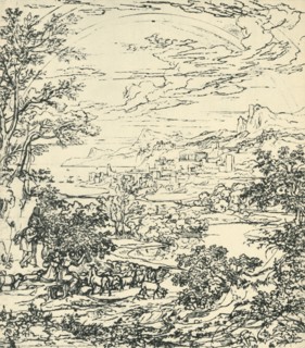 Landscape with rainbow', late 18th-early 19th century, (1943).