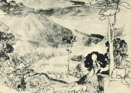 View from Trento, 1815, (1943).