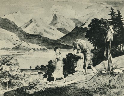 Lake Fuschl, Salzburg, Austria, 1823, (1943).