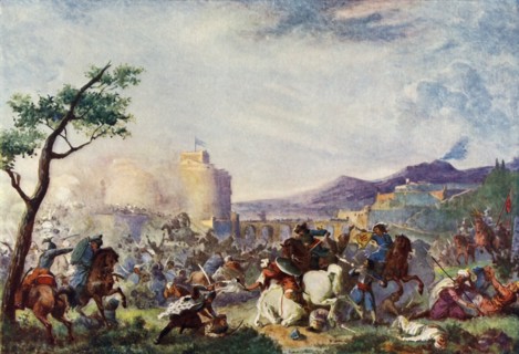 John Sobieski at the Relief of Vienna', 1683, (c1915).