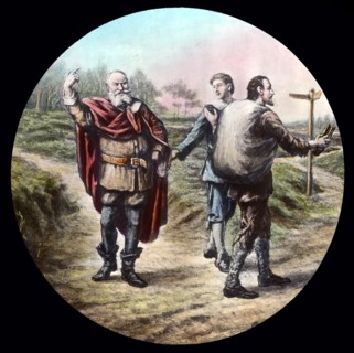 Obstinate goes home', c1910.