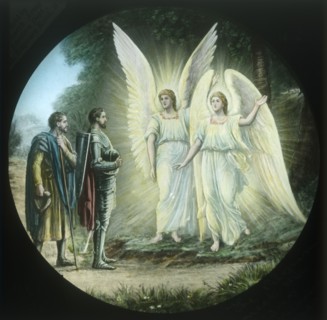 The Pilgrims meet the two shining ones', c1910.