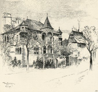 Chateau Tyrolen by Tony Grubhofer', 1900.