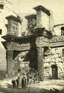 Ruins of Part of Nerva's Forum, Rome', 1890.