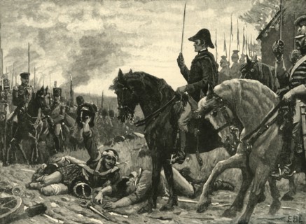 Meeting of Wellington and Blucher after the Battle of Waterloo, 1815 (c1890).