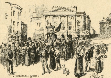 Clerkenwell Green, London, c1890.