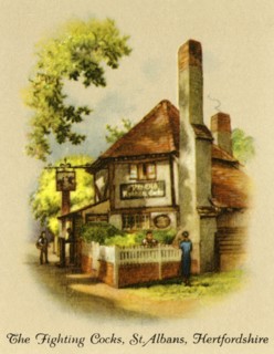 The Fighting Cocks, St. Albans, Hertfordshire', 1936.