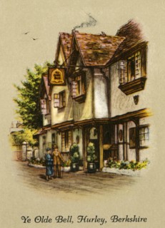Ye Olde Bell, Hurley, Berkshire', 1936.
