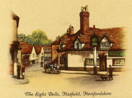 The Eight Bells, Hatfield, Hertfordshire', 1939.