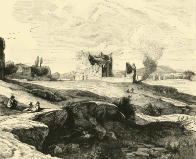 View of the Campagna from the Via Appia', 1890.