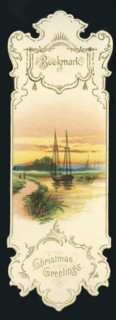 Christmas Greetings - Bookmark', c1900.