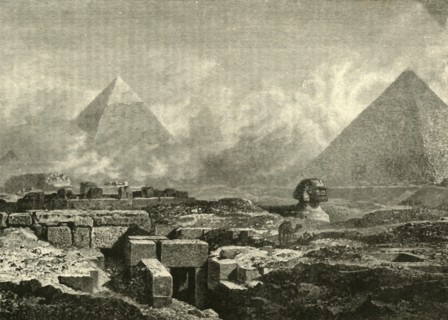 The Pyramids and Sphinx', 1890.